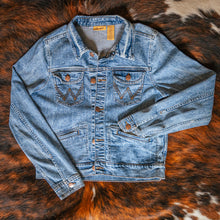 Load image into Gallery viewer, Up-Cycled Jean Jackets with Pendleton® Wool #4