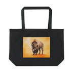 Smoking Bison Tote