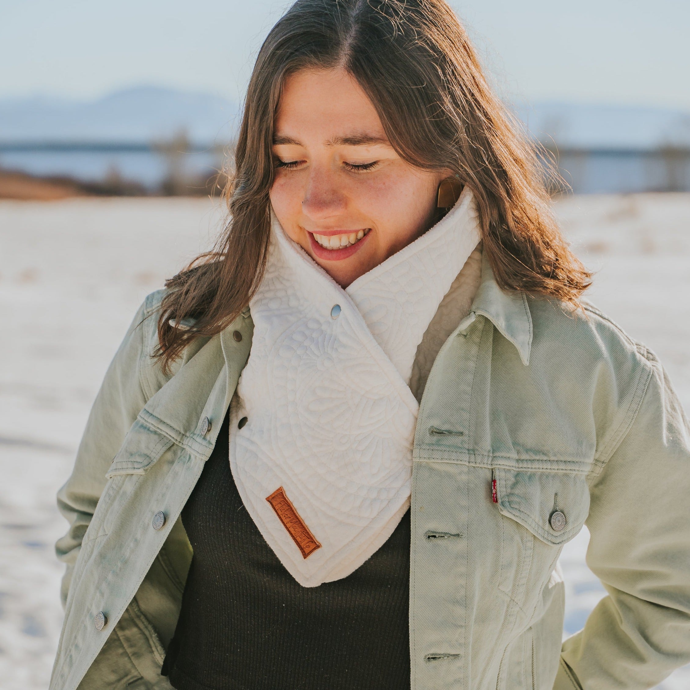 Embroidered Velvet Scarves