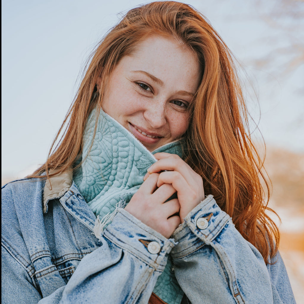 Embroidered Velvet Scarves