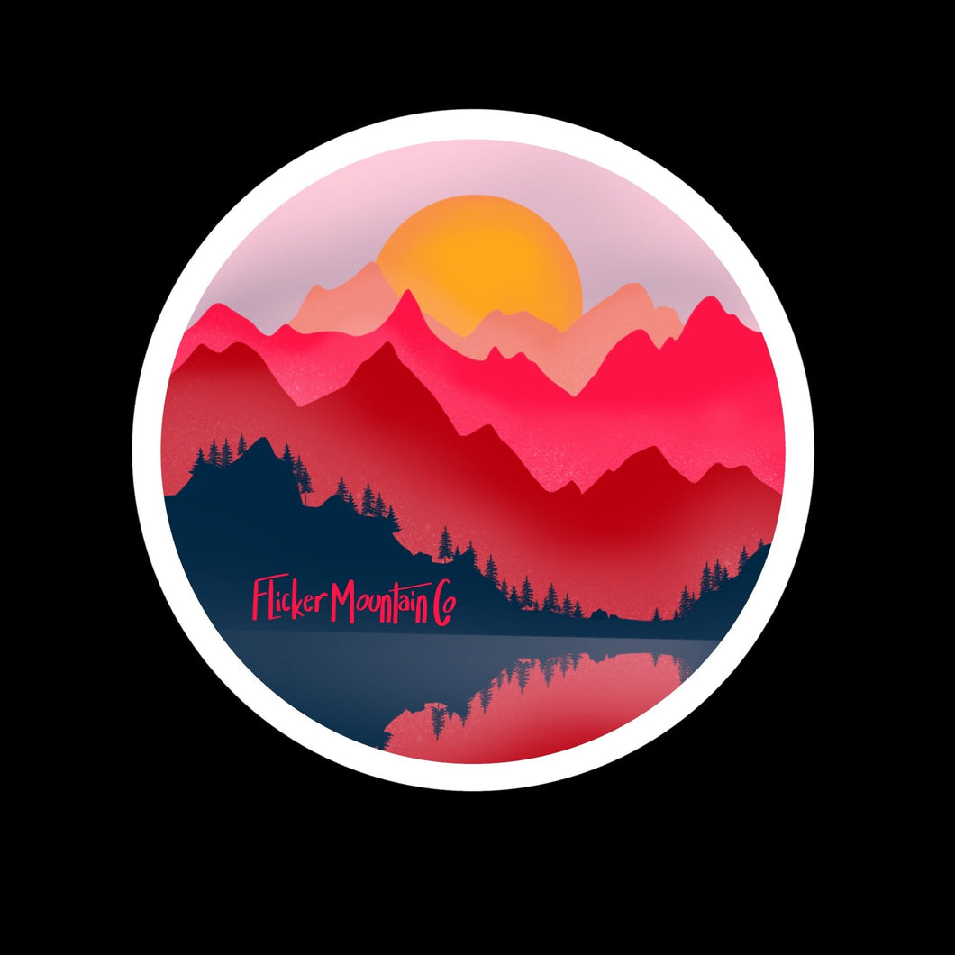 Alpenglow Sticker
