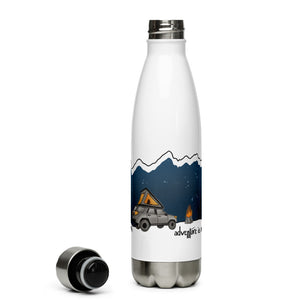 "Adventure is Out There" Stainless Steel Water Bottle